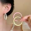 Dopamine smooth round earrings sweet personality earrings simple earrings