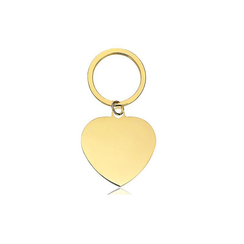 Stainless Steel Laser Engraved Festival Gift Keychain