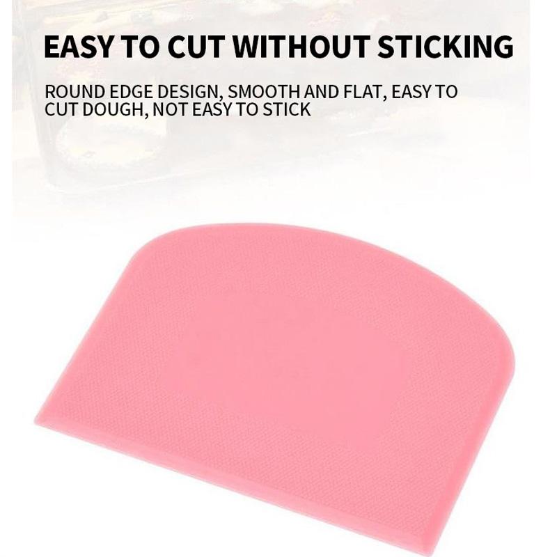 Teigschneider aus Kunststoff Keks Fondant Brot Pizza Werkzeuge Spatel für Kuchen Butter Schaber Gebäck und Bäckerei Küchenutensilien