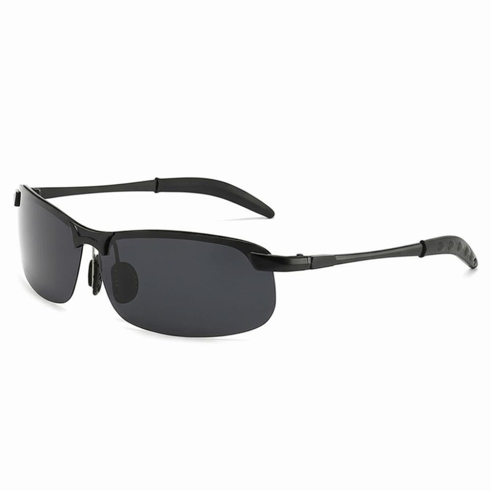 

Half Frame Night Vision Glasses Day and Night Driving Sunglasses New Anti-Glare Sunglasses Driving Black Grey