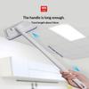 Long Handle Bathroom Cleaning Brush With Soft Scratch Free Scrub Pad For Bathtub Tile Sink Cleaning