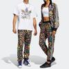 Adidas Originals Trefoil Geometric Pattern Print Stripe Casual Pants Men Bottoms Multicolor HC3089
