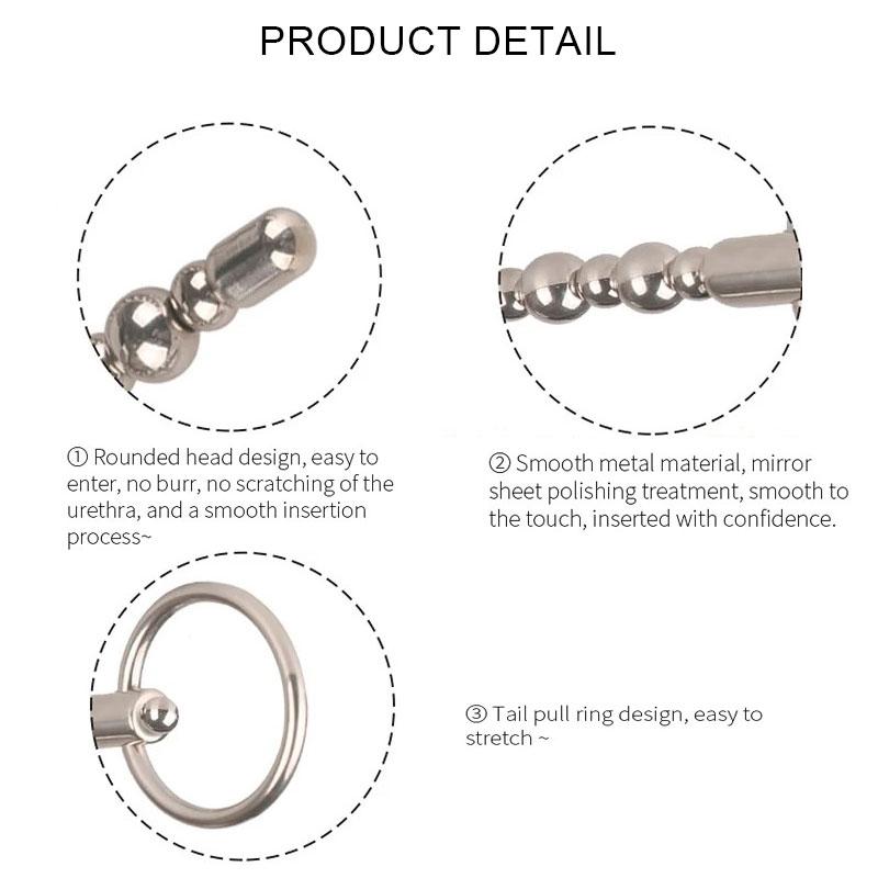 Long Penis Toys Stainless Steel Penis Plug Bondage Gear Urethral Sounds Pain Bdsm Sex Toys for Men Juguetes Sexuales