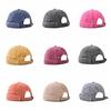 Waterwashed Denim Cap Men Street Style Unstructured Sun Protection Sunshade Summer