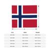 Norway Flag Knitted Blankets Velvet Lightweight Throw Blanket for Airplane Travel Bed Rug