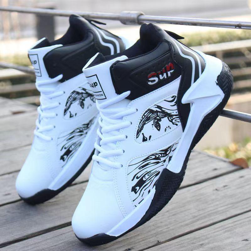 

Shoes New Mid Top High Level Waisted Breathable Modern Style Shoes Fashionable Student Men S Shoes Men S Casual Shoes Men S Basketball 39