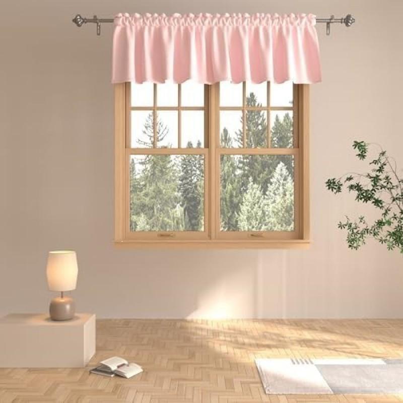 3-Layer Woven Sheer Curtain Panel Kitchen Bathroom Cafe - Light Filtering Striped Design Multiple Colors Sizes