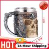 Einzigartige Skelett Totenkopf Kaffeetasse Harz Totenkopf Retro Wein Vintage Cocktailgläser Whiskey Bier Wein Tasse Party Bar Trinkgeschirr Becher