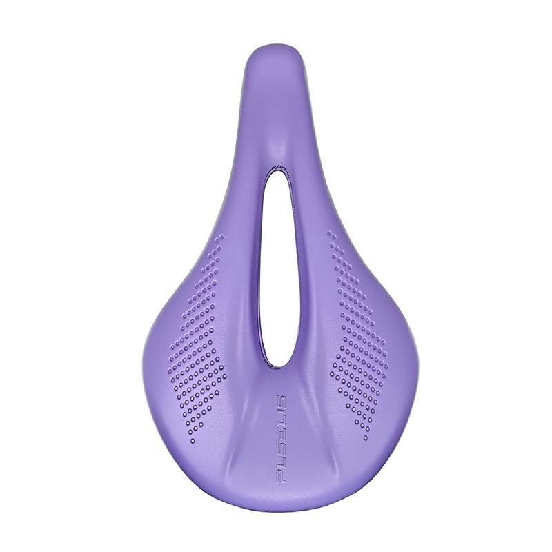 Carbon Fiber Bicycle Saddle Road Mountain Bikes Soft Thick Hollow Design Breathable Comfort Pad Anti-Slip Ergonomic Seat