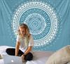 Indian Mandala Tapestry Wall Hanging Sandy Beach Throw Rug Blanket Camping Tent Travel Mattress Bohemian Sleeping Pad Tapestries