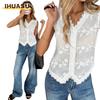 Women's Fashion Casual V-Neck Sleeveless Blouses & Shirts