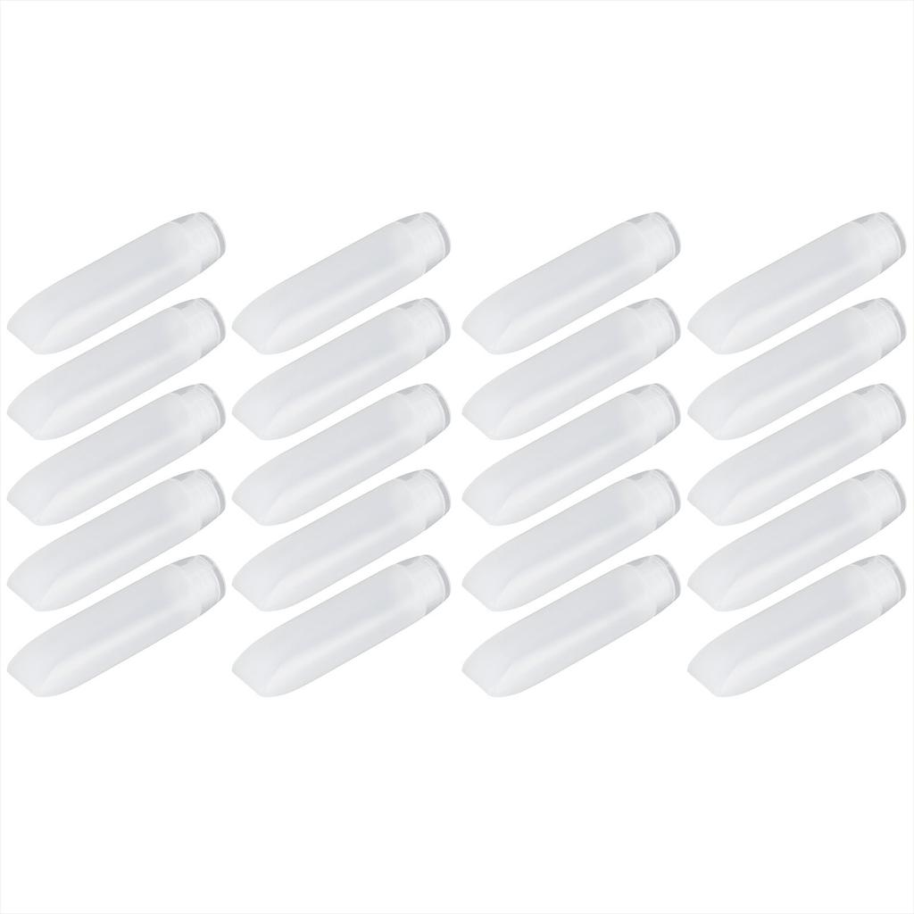20Pcs Empty Cosmetic Tube Leakproof Refillable Shampoo Container Facial Cleanser Squeeze Bottle30ml