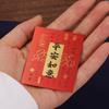 Feng Shui Lucky Little Gold Card Sticker Good Wish Gold Foil Mobile Phone Sticker  Phone Decoration