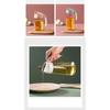 2024 300ML Macaron Color Household Leak-proof Glass Oiler Soy Sauce Vinegar Bottle Automatic Opening and Closing Seasoning Oil Bottle
