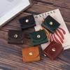 Mini Headphone Bag Solid Color Mini Coin Purse Key Holder Leather Data Cable Storage Box  Travel