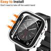 Waterproof Case for Apple Watch 7 8 9 45mm 41mm 10 46mm 42mm Screen Protector Glass+Cover Bumper for iWatch 4 5 SE 6 44mm 40mm