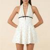 2026 spring new women's clothing, cross-border Europe, America and Amazon, fashionable and elegant versatile backless polka dot dress