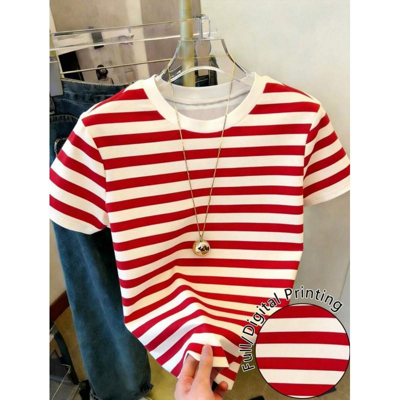 2025 Mens/Womens Comfortable Round Neck Short Sleeve T-Shirt With 3D Digital Print Urban Casual Style
