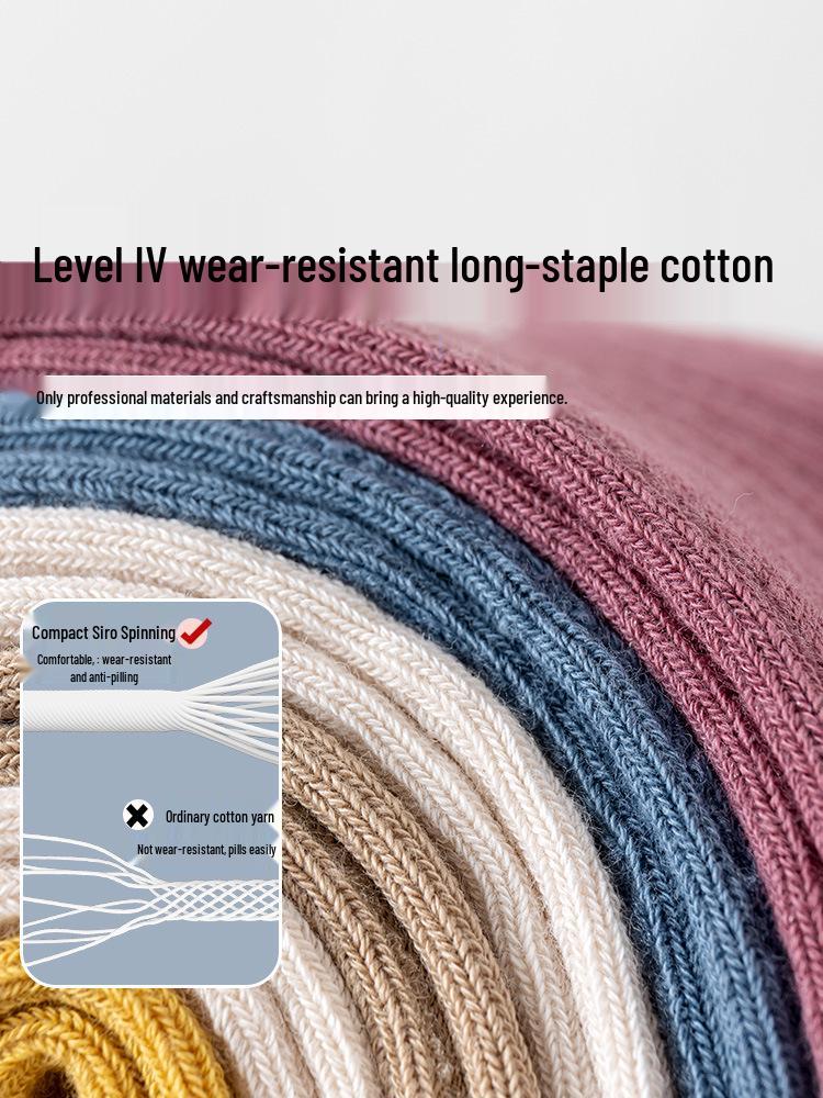 Spring & Autumn Mid-Calf Socks for Newborns and Toddlers (0-3 Years) - High-Quality Cotton, Boys & Girls