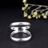 Full Finger Arthritis Splint Ring – Adjustable Silver Thumb Ring, Handmade Therapy Band, Joint Pain Relief Jewelry Gift