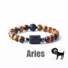 Zodiac Sign Bracelet Homme 12 Constellation Bangles Men Gemini Virgo Leo Libra Bracelet Women Friendship Gift Bracelet On Hand