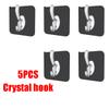 Multi-Function Multiple SpecificationsTransparent Strong Self  Adhesive Wall Hooks Multi-Purpose Wall Hook Key Holder