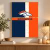 Denver Broncos Diamond Painting Kit 5D Full Drill DIY Diamond Mosaic Wall Art Home Decor