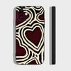 Full Screen Love Phone Case For IPhone 17 Air 16 15 14 13 Pro Max 11 12 Black Silicone Cover