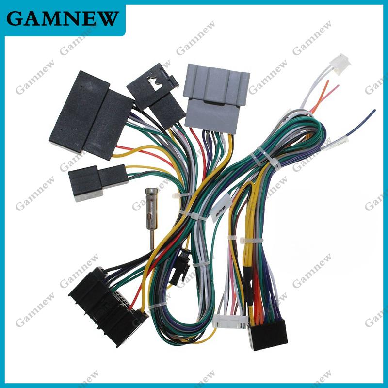 

Car Audio Radio DVD Android 16PIN Power Cable Adapter For Ford Fiesta 2009-2014 Power Wiring Harness Only Cable