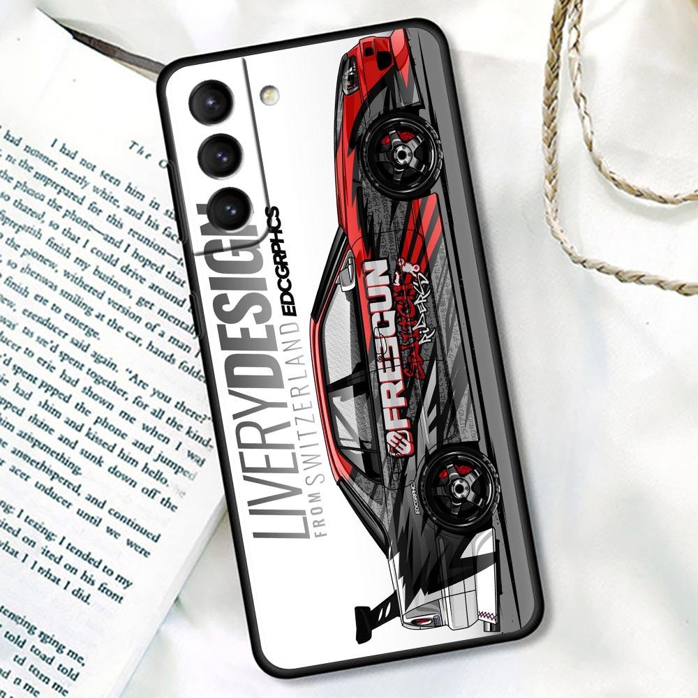 

Чехол для спортивного автомобиля Japan Tokyo JDM Drift для Samsung Galaxy S21 S22 S20 S 21 Ultra FE Plus S8 S9 S10 Plus Lite из мягкого ТПУ Samsung S22 Ultra 5G