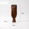 Creative Face Figurines Living Room Desktop Figurines Bedroom Wood Grain Decor Ornaments Modern Home Decoration Accessories