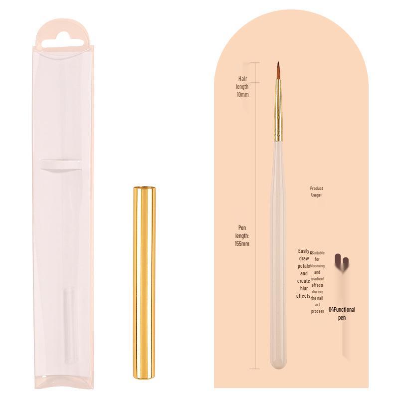 Japanese 12-Piece Nail Art Brush Set for Gel and Flower Designs