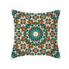 Bohemian Printed Peach Skin Velvet Pillow Cover Colorful Geometric Abstract Ethnic Style Pillow Cover