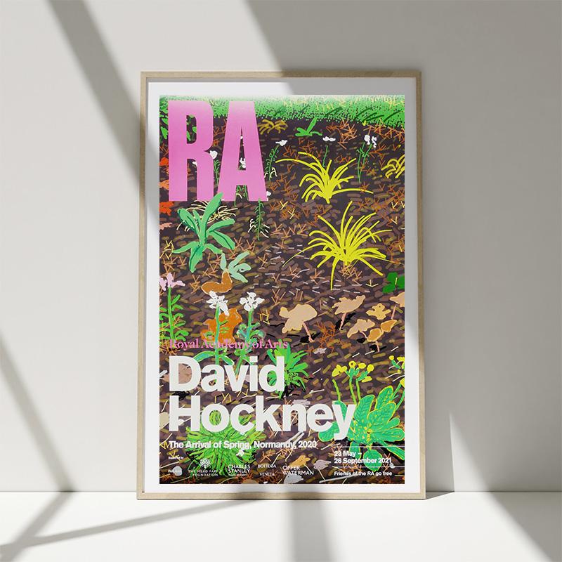 David Hockney Original Exhibition A Year In Normandie House Tree Modern Art Poster Canvas Painting Wall Print Picture Home Decor