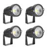 4PCS Waterproof Outdoor Spotlights LED Landscape Light DC12V for Driveway Yard Lawn Garden Decor