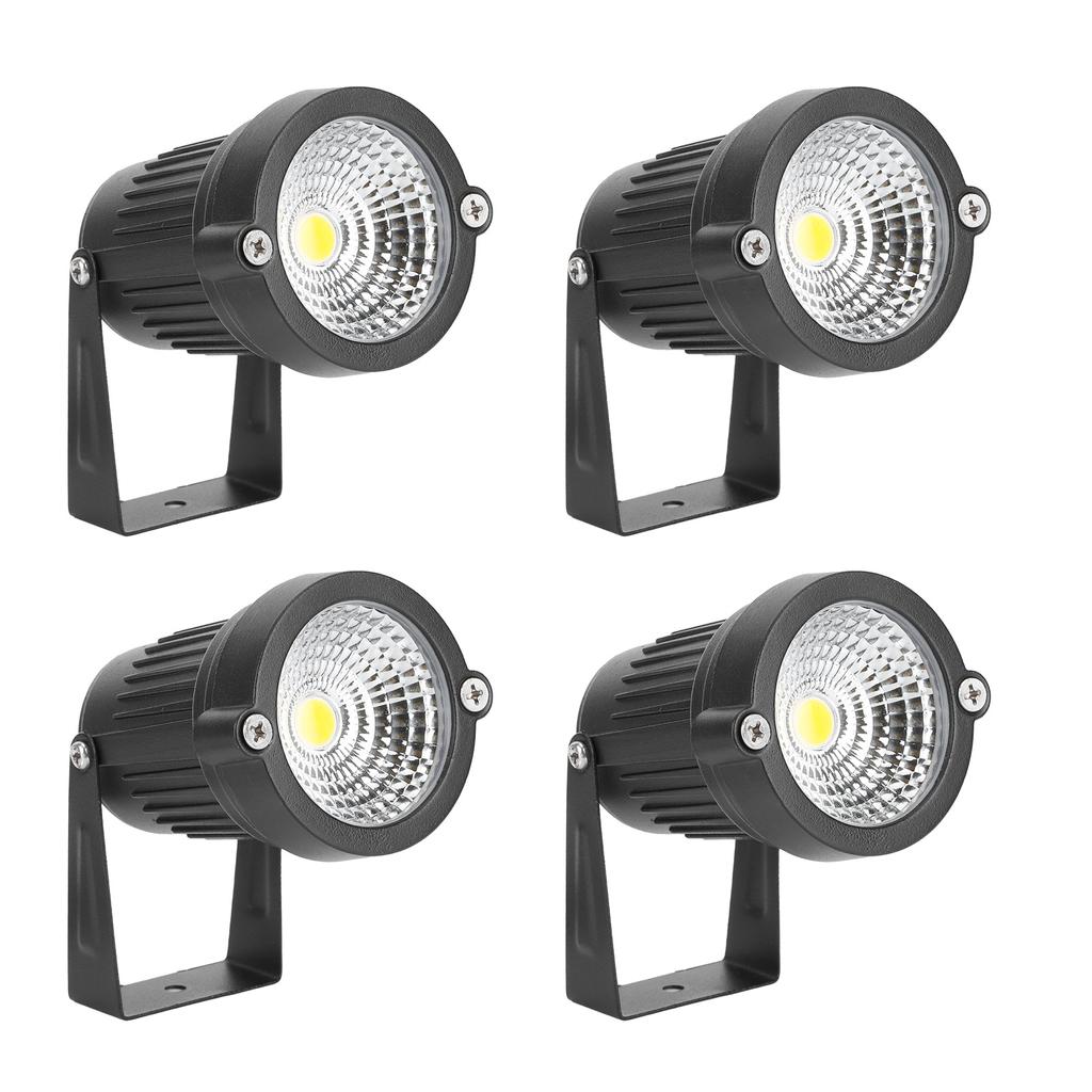 4PCS Waterproof Outdoor Spotlights LED Landscape Light DC12V for Driveway Yard Lawn Garden Decor