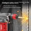 DELIXI Cordless Brushless Rotary Hammer & Chipping Drill CN Plug (adapter Included)