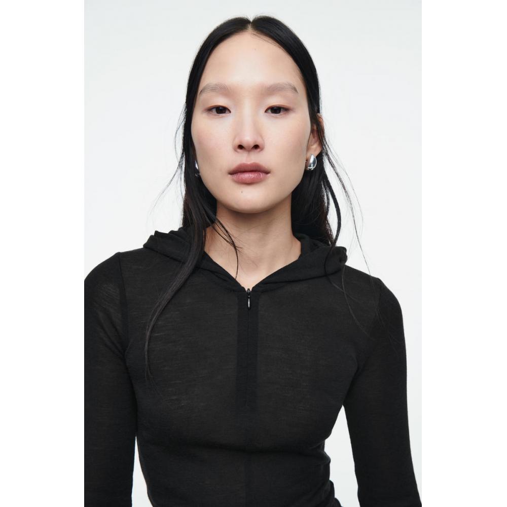 シャルボンCharbon SOLID WOOL HOODIE サイズS 【公式通販】