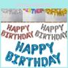 Stunning 16 Inch Happy Birthday Letter Balloons For Impressive Party Decoration