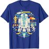 Star Wars R2-D2 Circle Collage T-Shirt