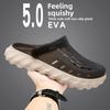 Jelly Sandals for Men Fashion Thick Sole Slip on Breathable Comfortable Soft Wear Resistant Outdoor Shoes