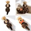 Cartoon Otter Plush Toy With Soft Cotton Filling For Kids And Collectors