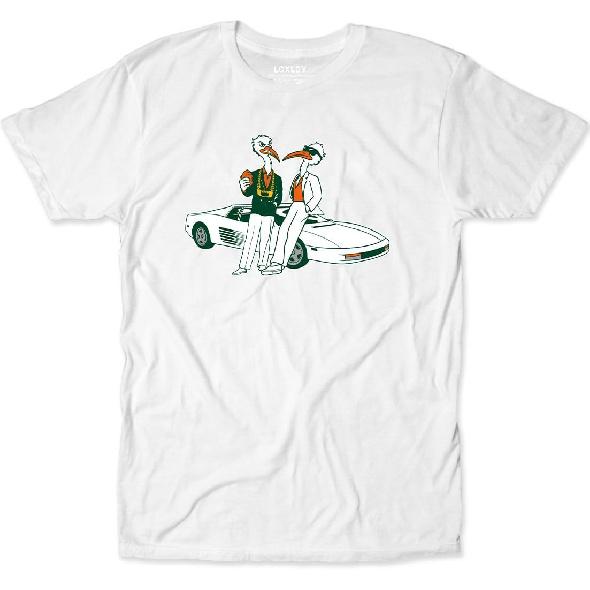 theCHIVE Miami Vice College Football Tee – Soft Unisex Tailgate Shirt