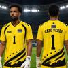 2026 Hero Cabo Verde No.1 Vozinha Football Jersey Soccer Shirt Top Loose Breathable Speed Drying Sportswear Men Women T-Shirts