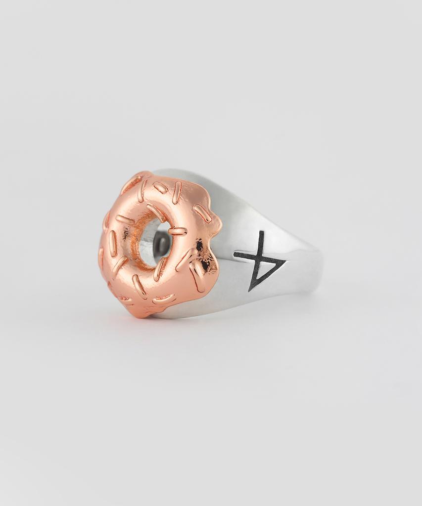 Nonenon Donut Rng Silver925(18K Rosegold Plated)