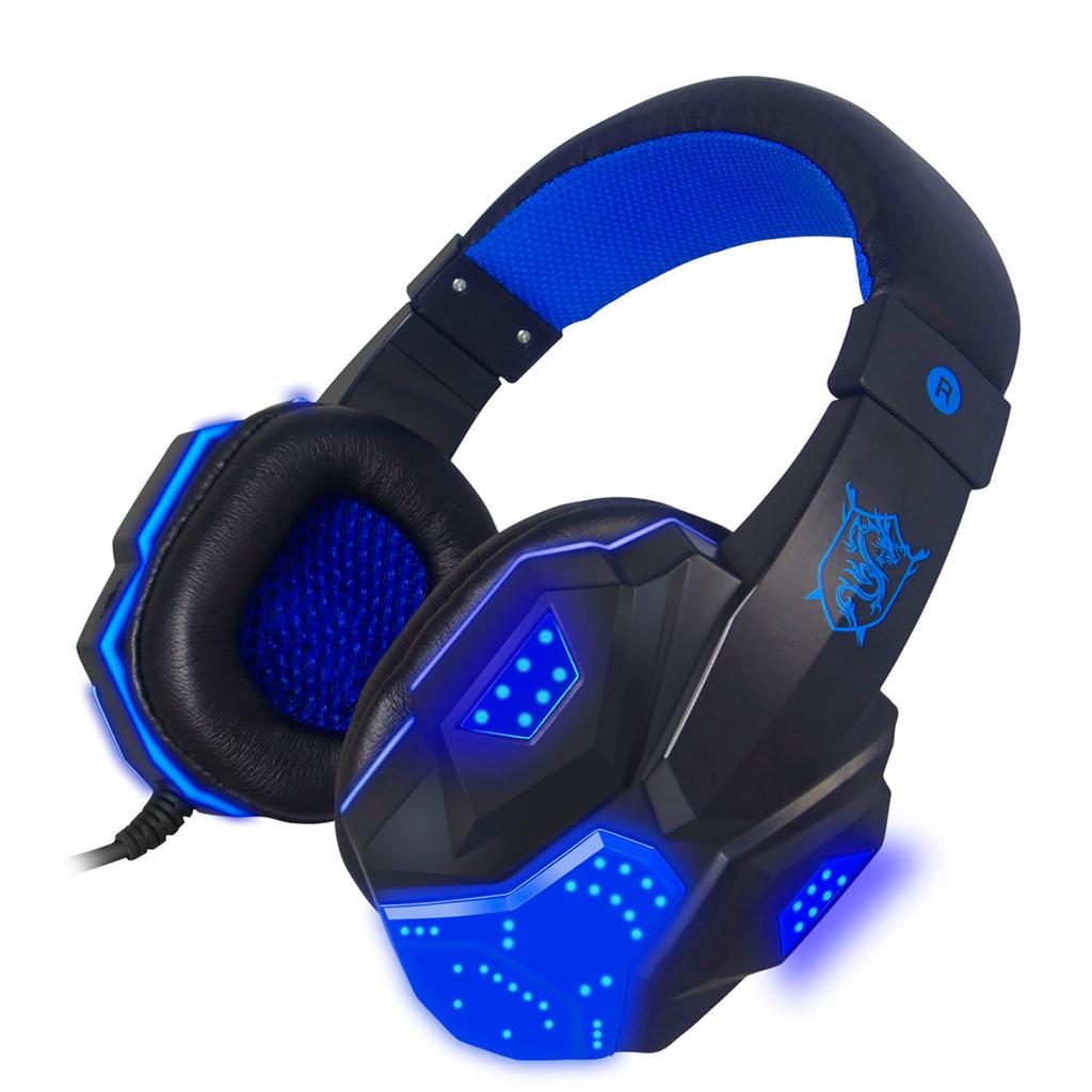 Headset with Surround Sound and Noise-Canceling Mic