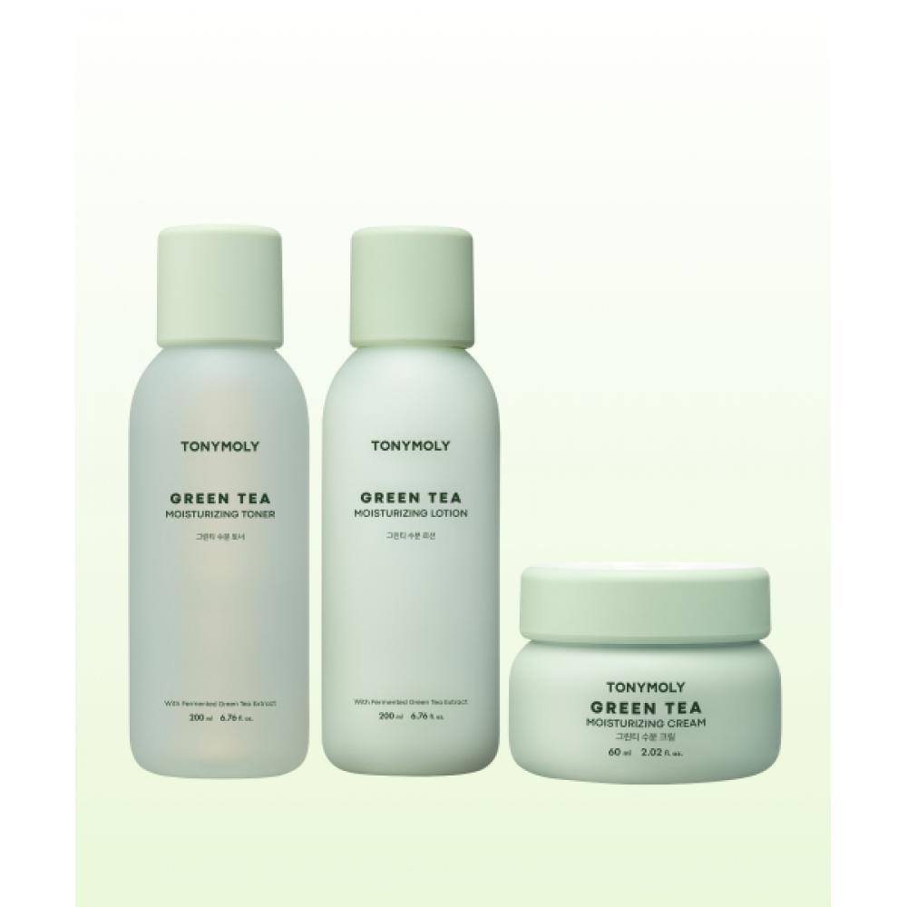 

Choose 2 Tonymoly Green Tea Moisture Lines Toner Lotion Cream Cream (60 ml)/Cream (60 ml)