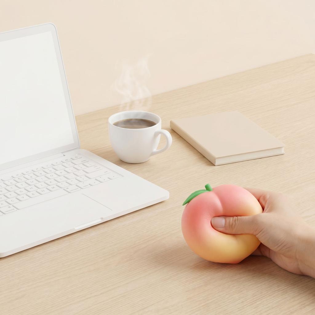 Decompression Simulation Peach Venting Tool Big Peach Pinch Music Q Soft Slow Decompression And Stress Relief Toy.