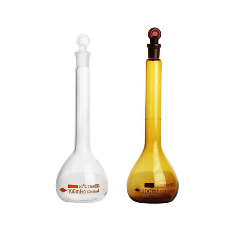 TOPLIA Colorless Glass Volumetric Flask 100ml