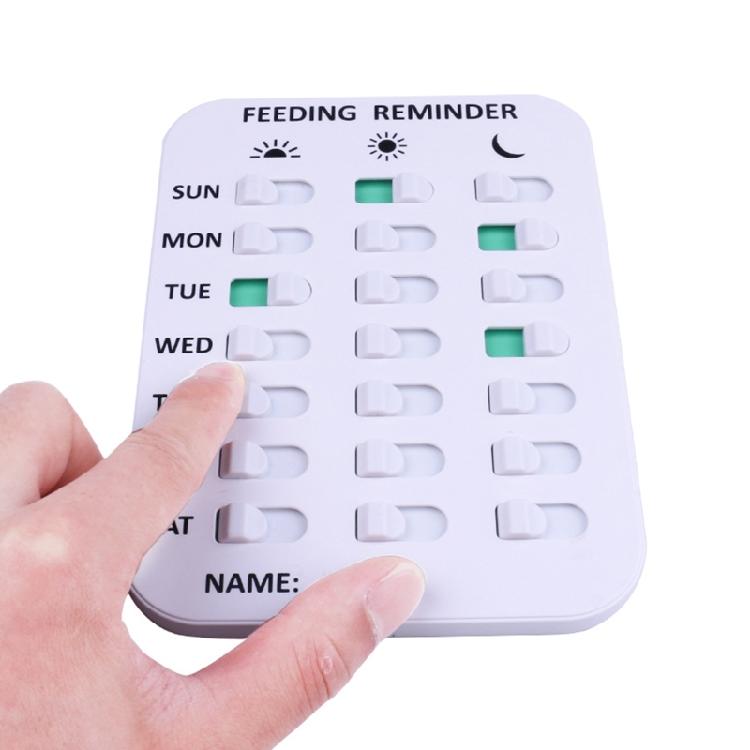 Dog Feeding Reminder Magnetic Medicine and Food Tracker To Feed Your